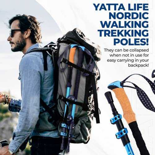 Yatta Life Adventure Pro Trekking/Hiking/Walking Poles
